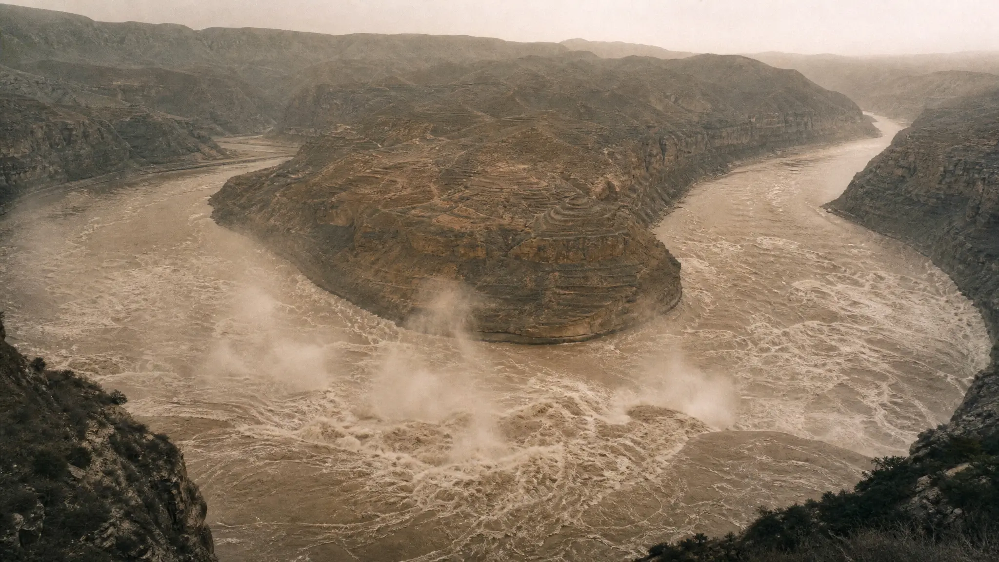 黄河西岸